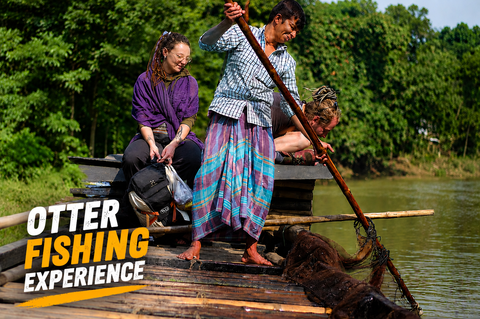 BANGLADESH Otter Fishing Experience 